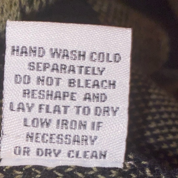 Habitat Knit Button Cardigan Black & Green Buffalo Plaid Long Sleeve Size Large - Picture 10 of 16